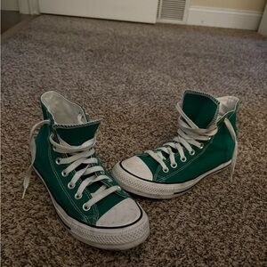 Classic Green High-Top Sneakers